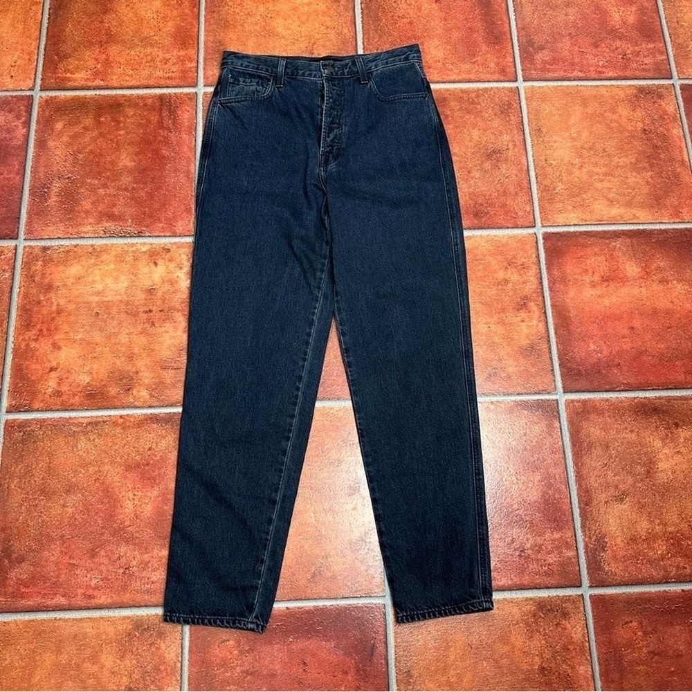 J. Brand Dark-Wash Heather Jeans